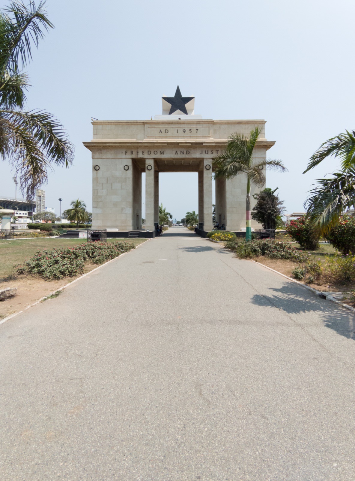 Independence Square civic landmark in Accra