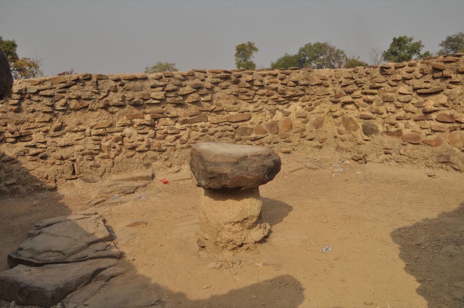 The Mystic Stone near Larabanga Mosque in northern Ghana