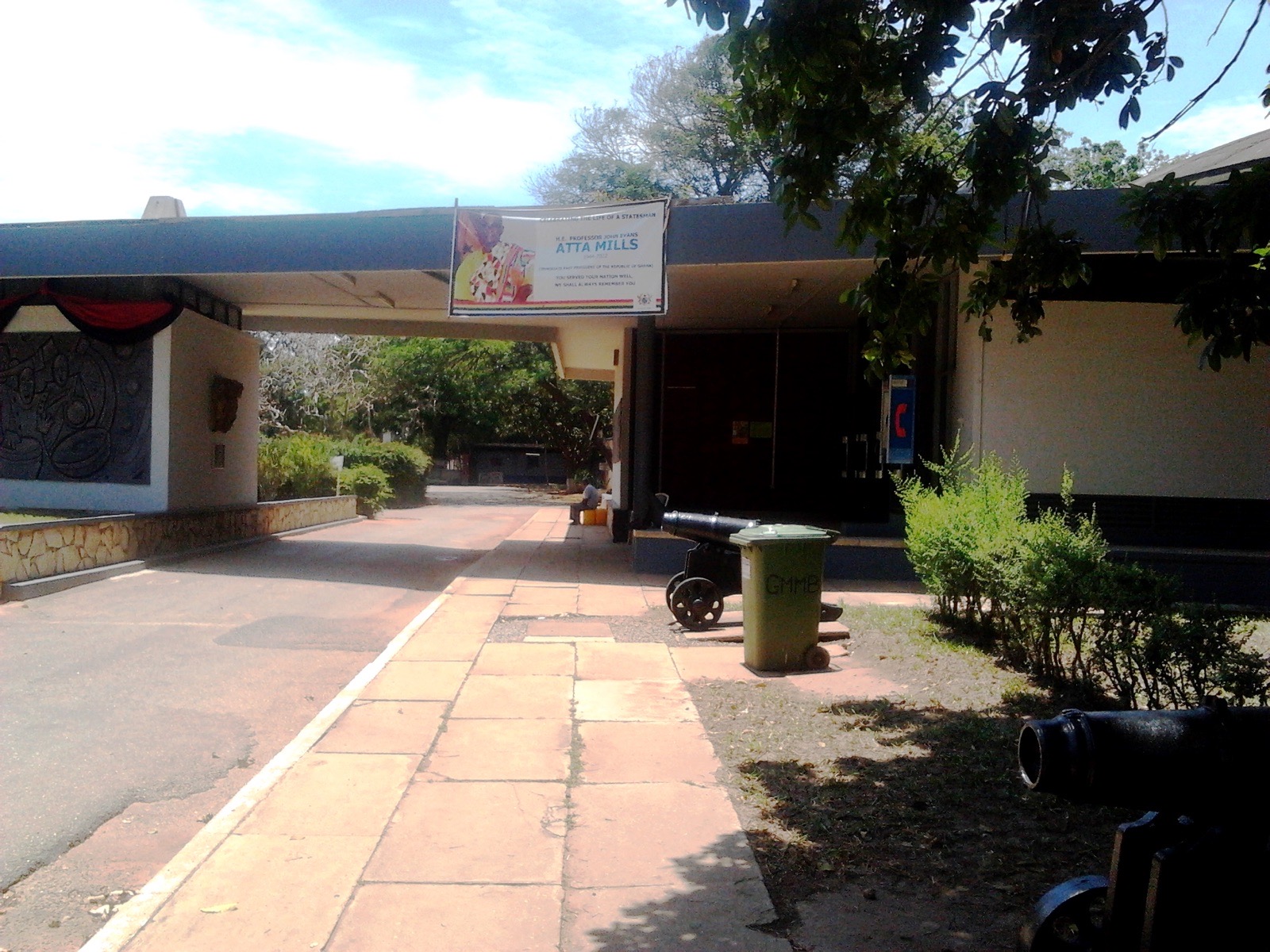 Main entrance of the National Museum of Ghana in Accra