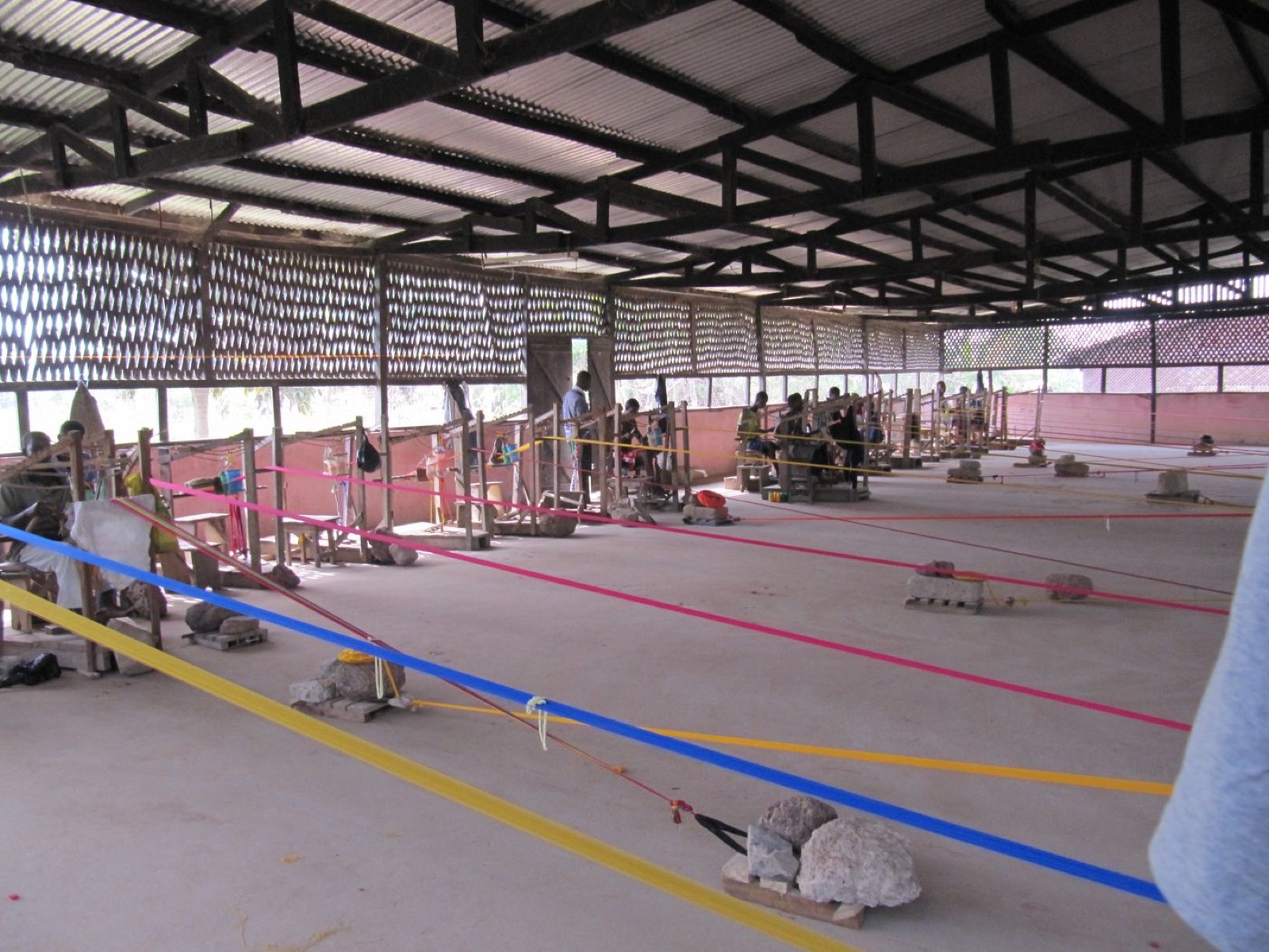 Kente weaving facility at Tafi Abuife in Ghana's Volta Region